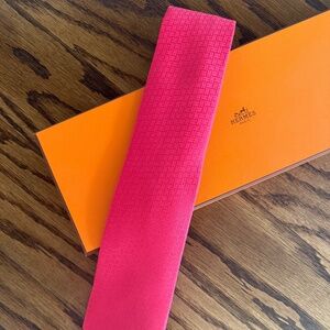 Hermes Silk Tie